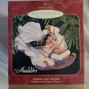 Hallmark Keepsake Jasmine and Aladdin Keepsake Ornament New
